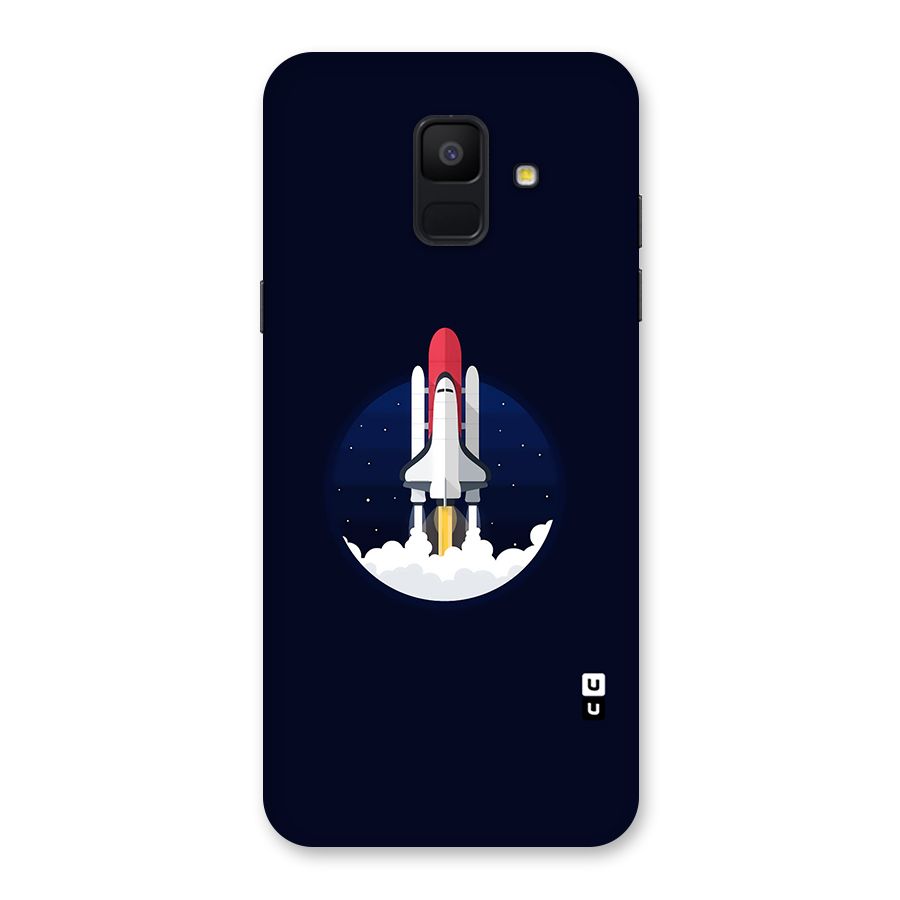 Space Rocket Minimal Back Case for Galaxy A6 (2018)