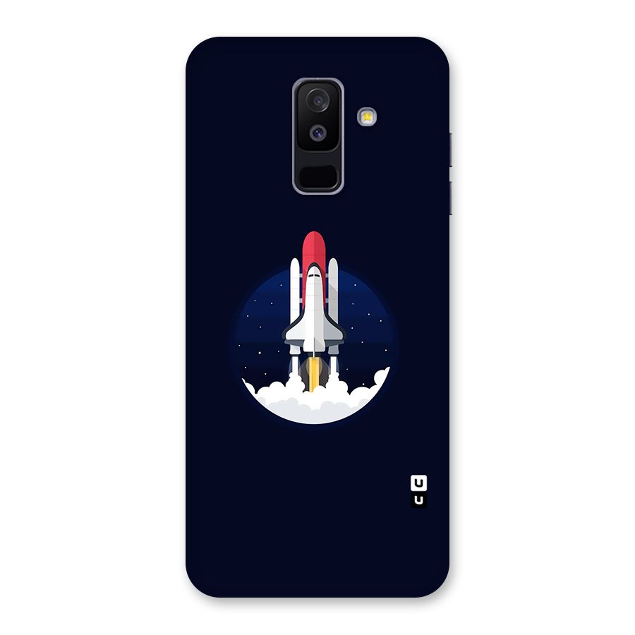 Space Rocket Minimal Back Case for Galaxy A6 Plus