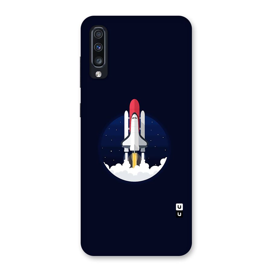 Space Rocket Minimal Back Case for Galaxy A70