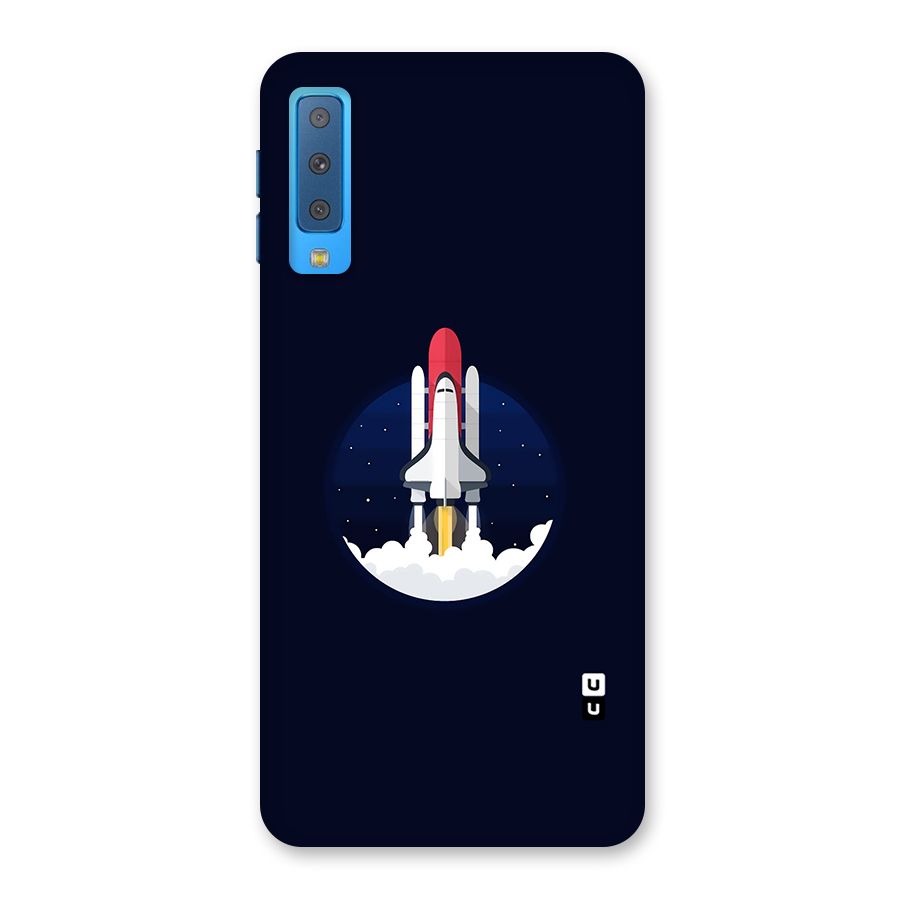 Space Rocket Minimal Back Case for Galaxy A7 (2018)