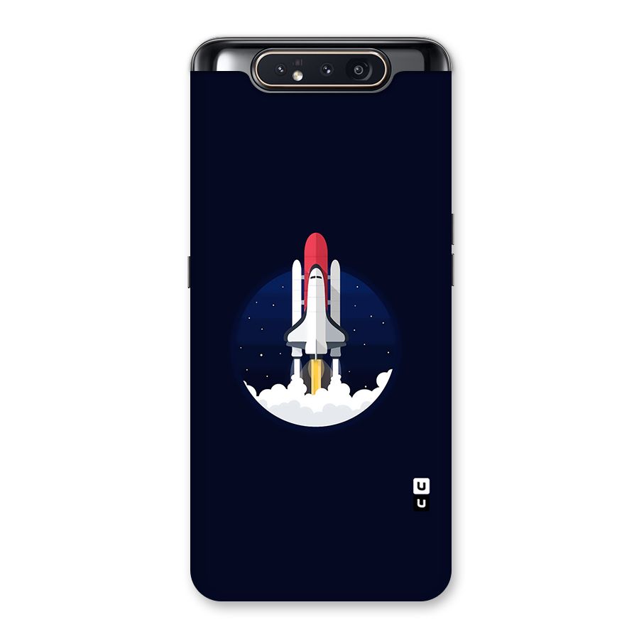 Space Rocket Minimal Back Case for Galaxy A80