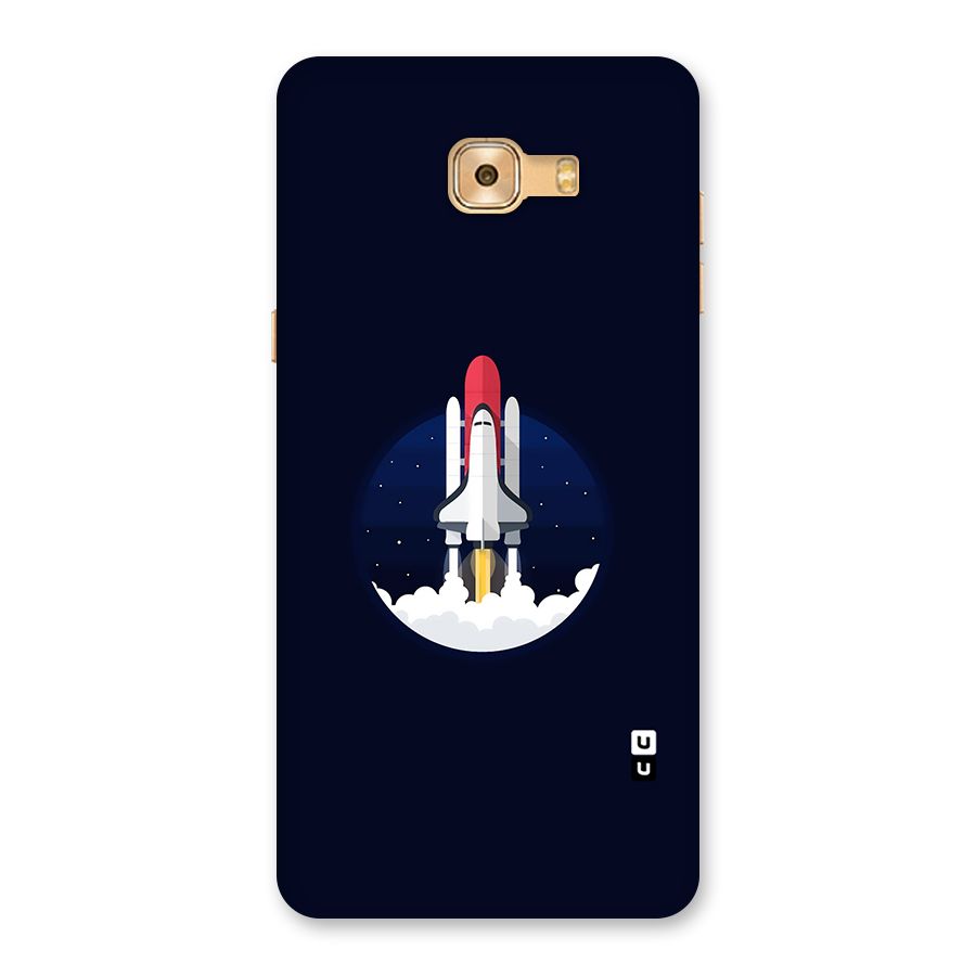 Space Rocket Minimal Back Case for Galaxy C9 Pro