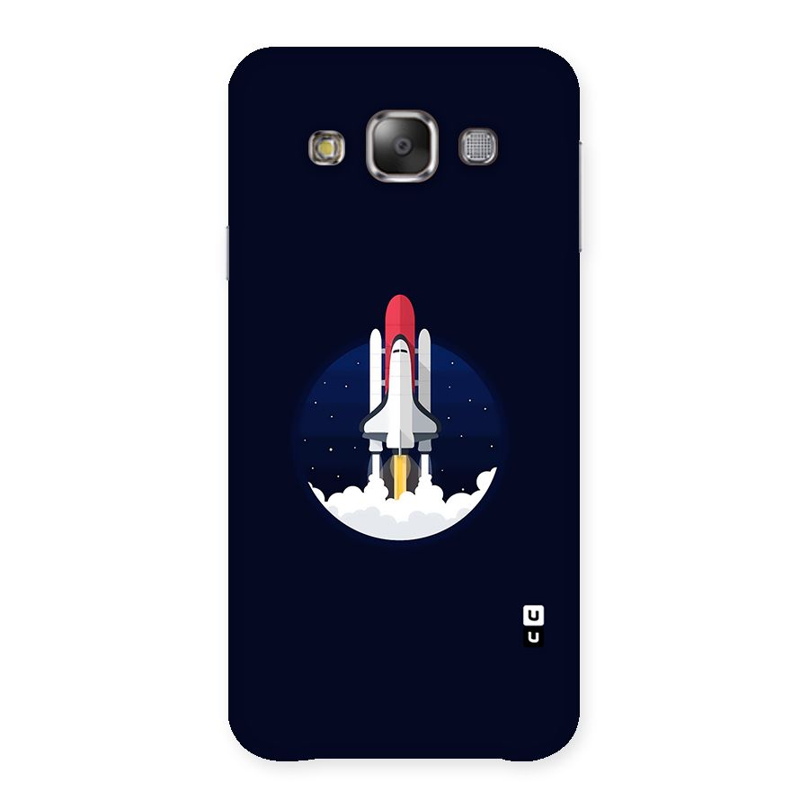 Space Rocket Minimal Back Case for Galaxy E7