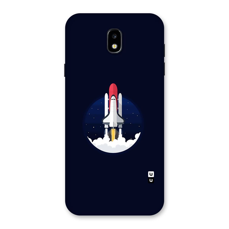 Space Rocket Minimal Back Case for Galaxy J7 Pro