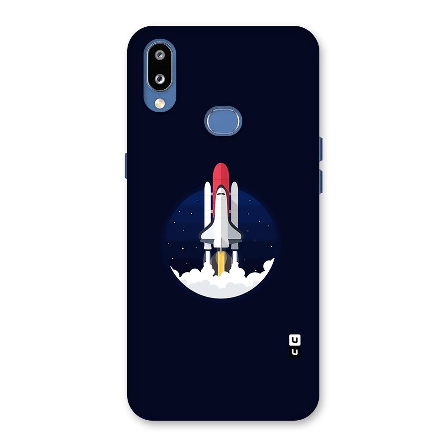 Space Rocket Minimal Back Case for Galaxy M01s
