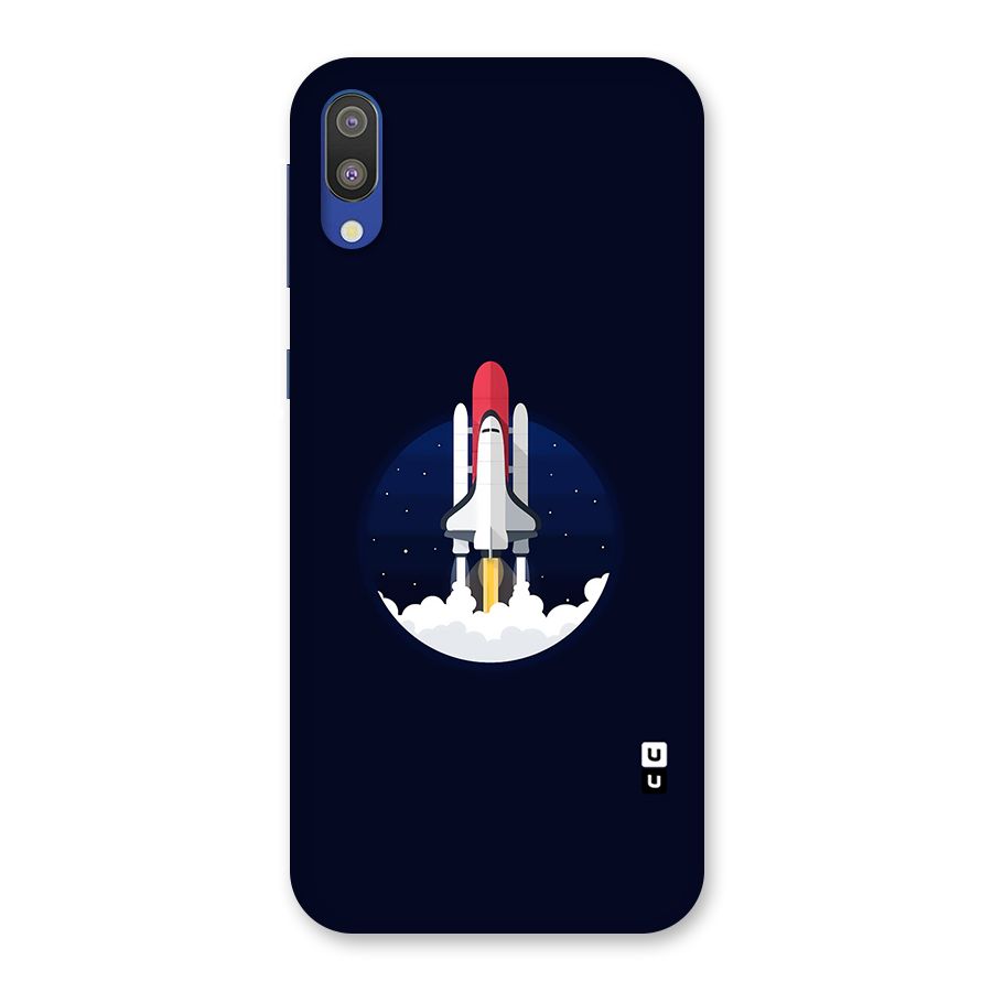 Space Rocket Minimal Back Case for Galaxy M10