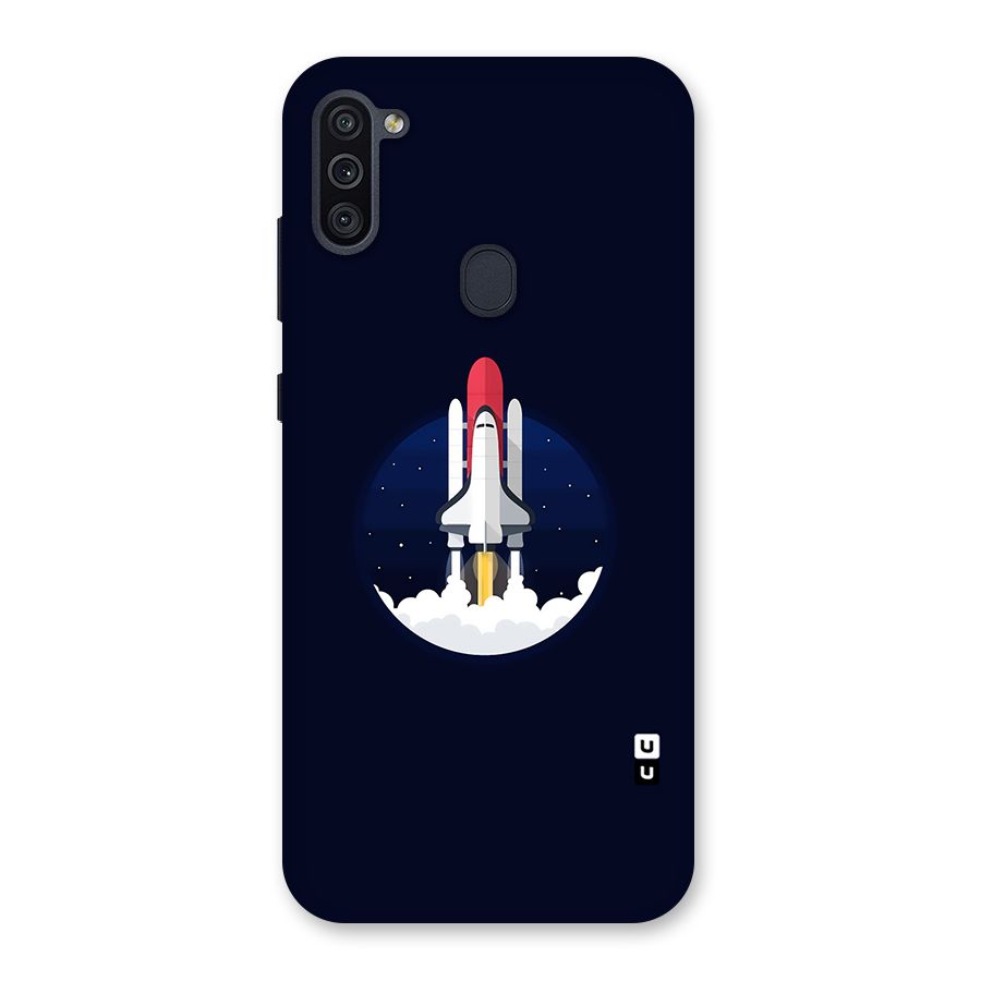 Space Rocket Minimal Back Case for Galaxy M11
