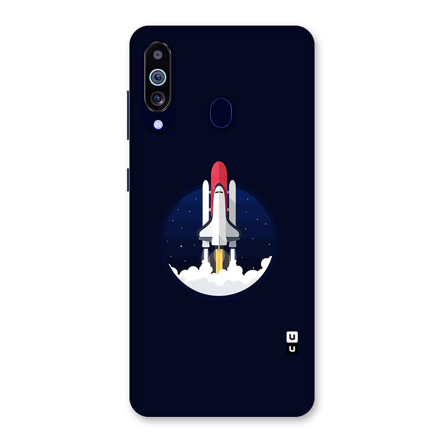 Space Rocket Minimal Back Case for Galaxy M40