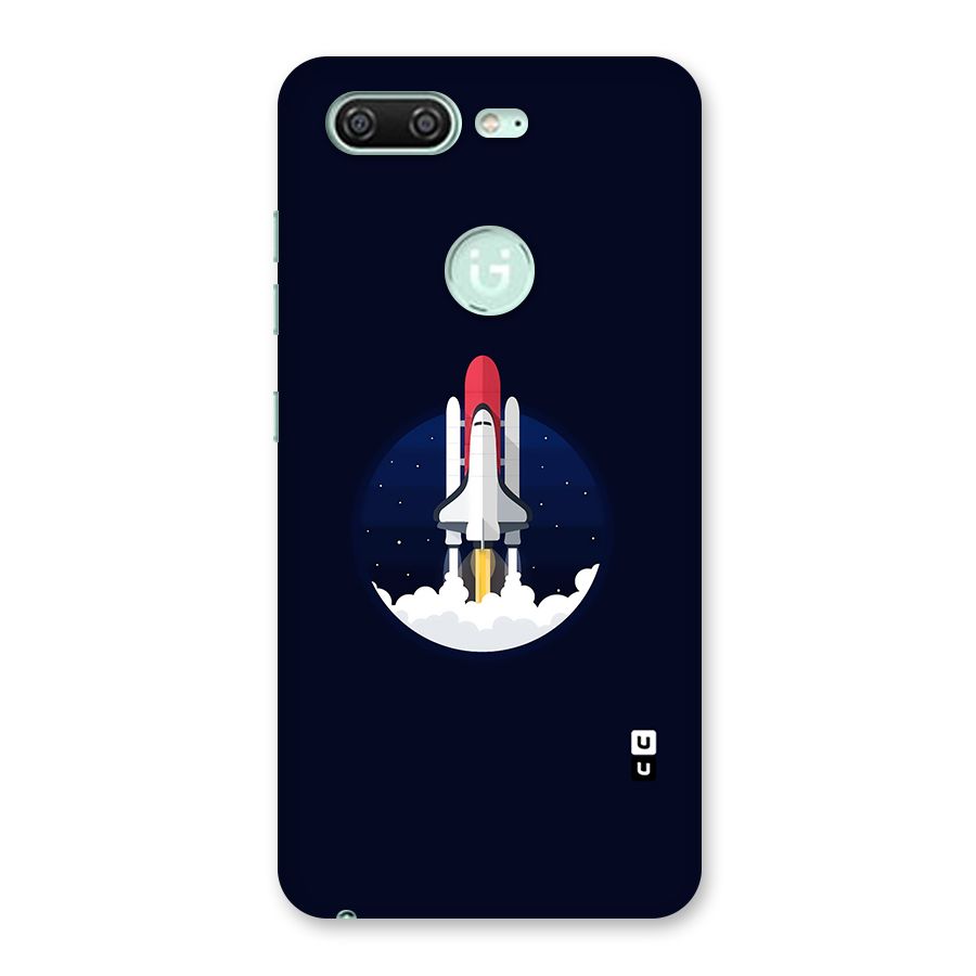 Space Rocket Minimal Back Case for Gionee S10