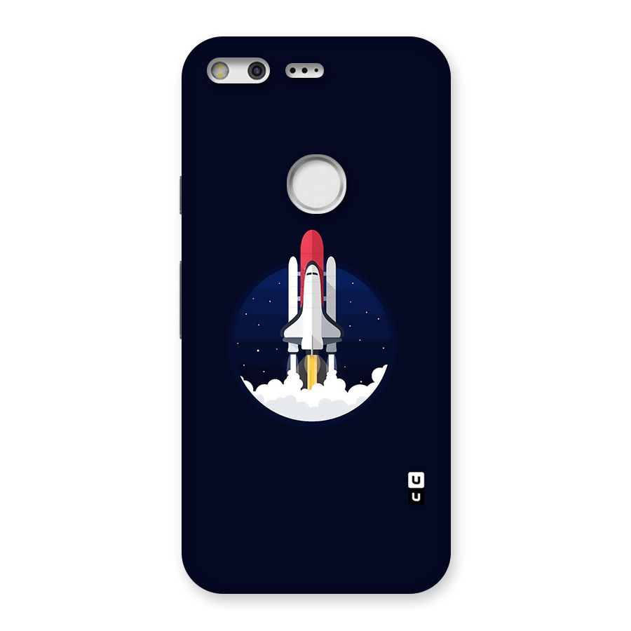 Space Rocket Minimal Back Case for Google Pixel