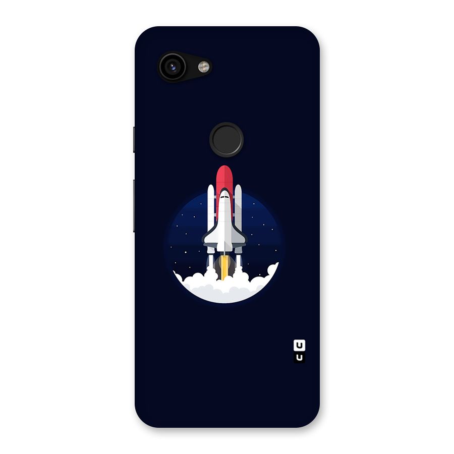 Space Rocket Minimal Back Case for Google Pixel 3a