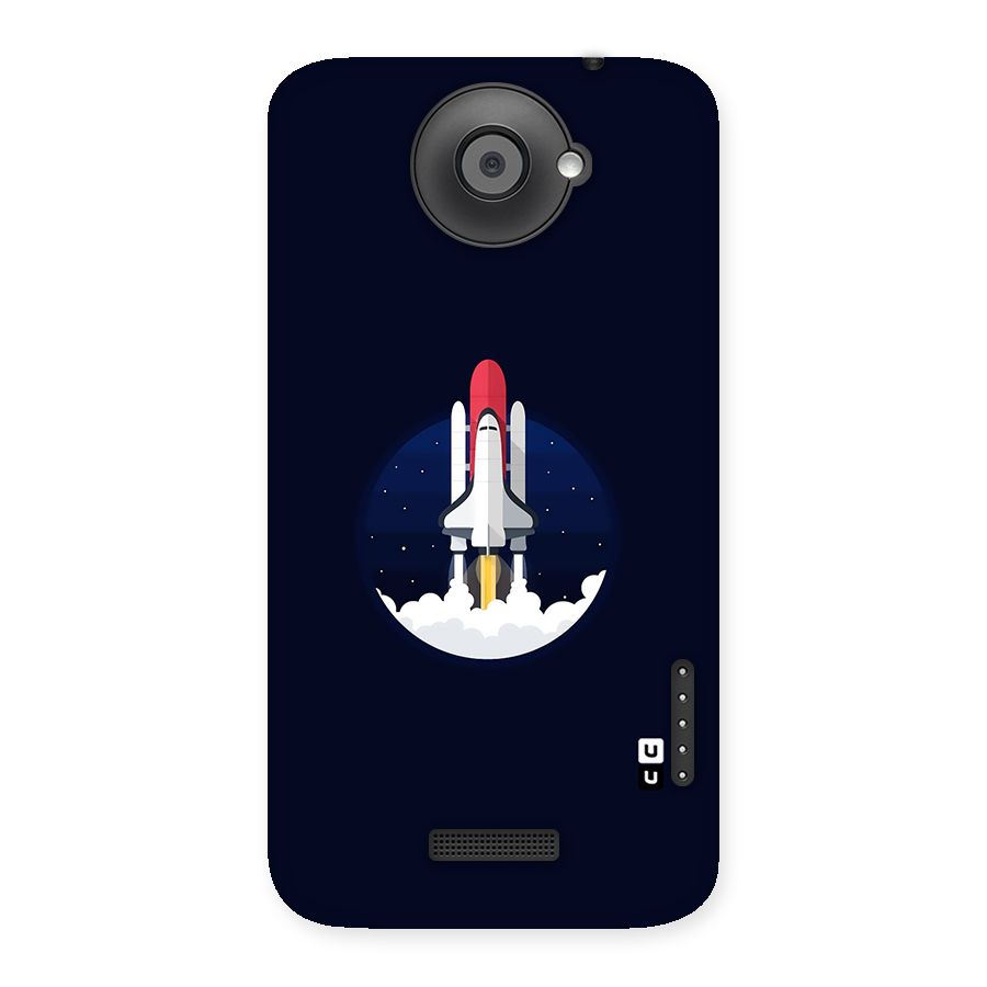 Space Rocket Minimal Back Case for HTC One X