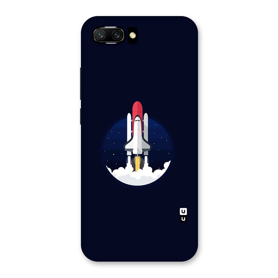 Space Rocket Minimal Back Case for Honor 10