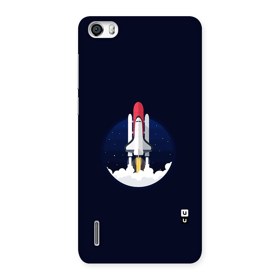 Space Rocket Minimal Back Case for Honor 6