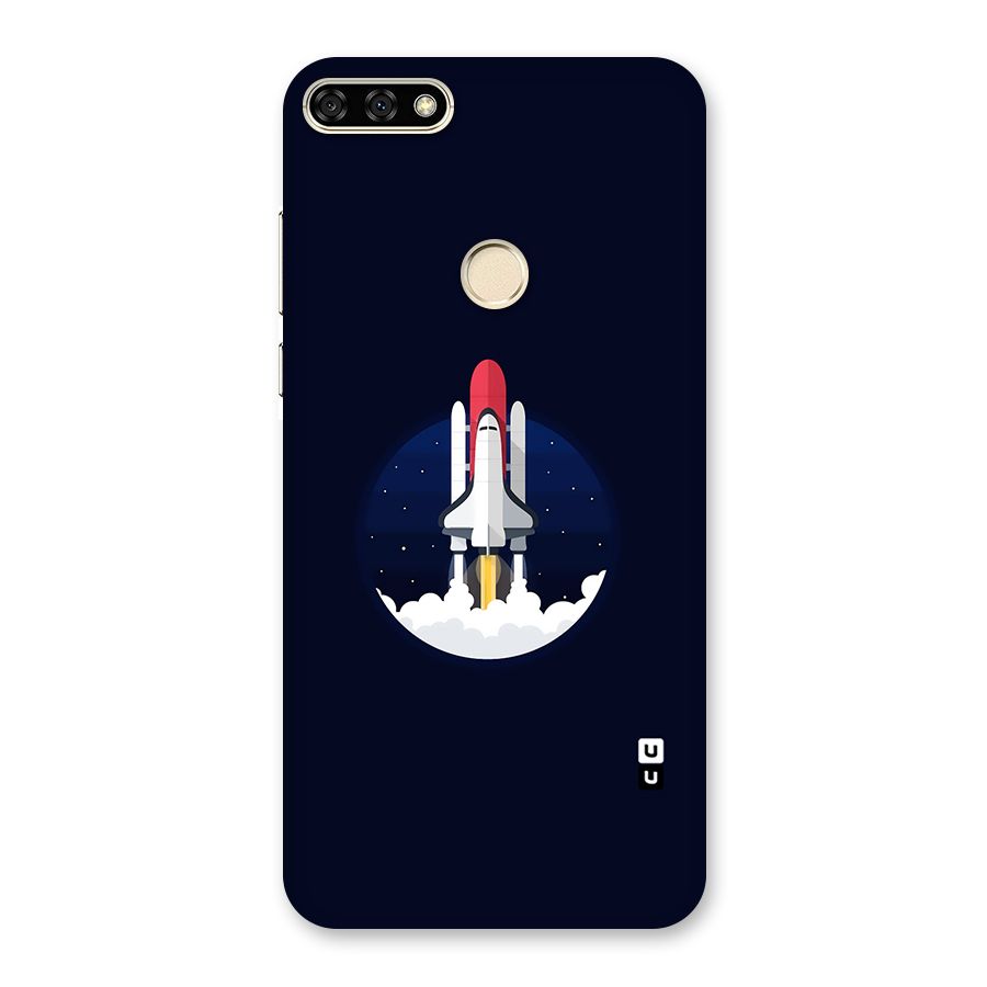 Space Rocket Minimal Back Case for Honor 7A