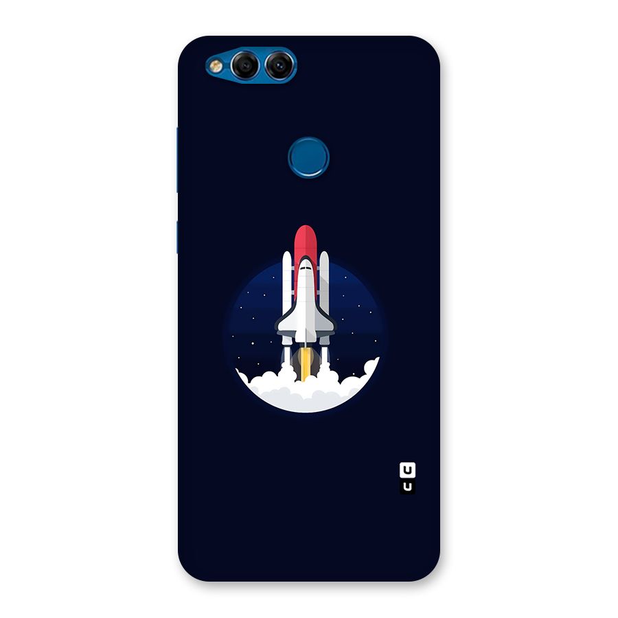 Space Rocket Minimal Back Case for Honor 7X