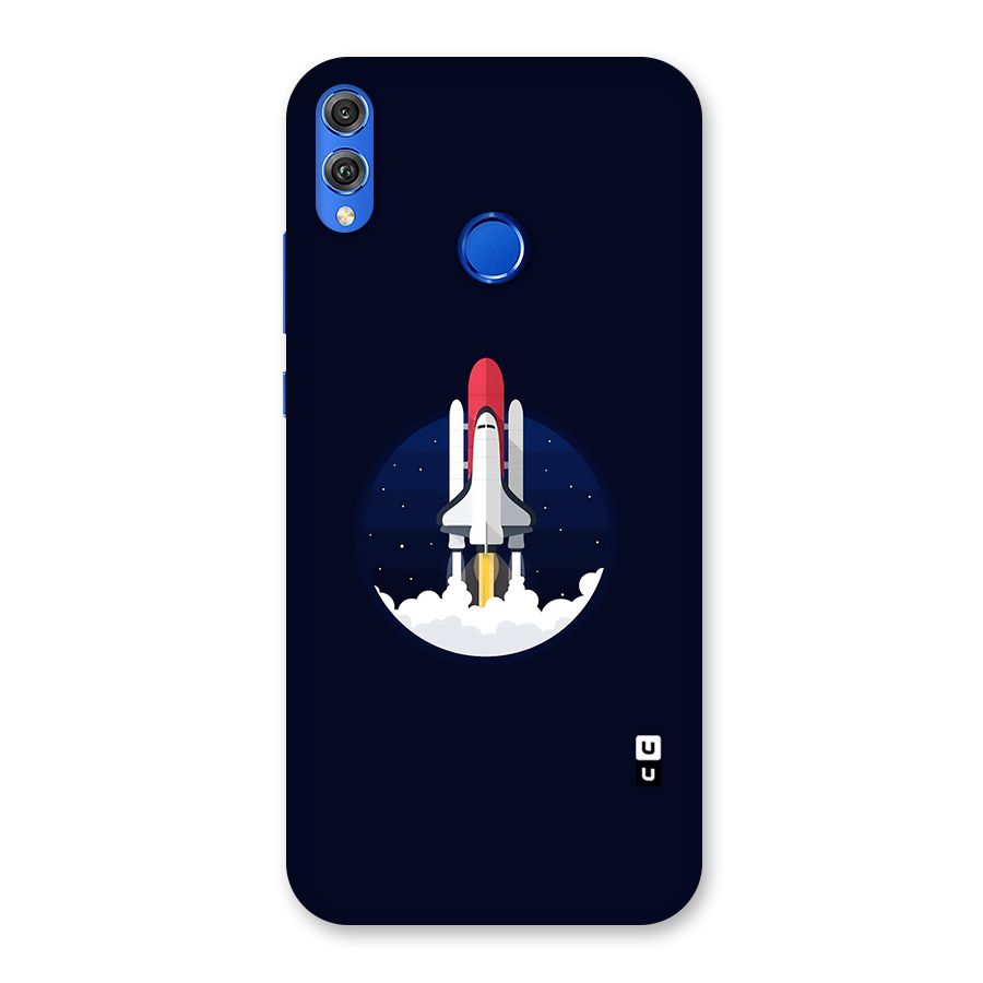 Space Rocket Minimal Back Case for Honor 8X