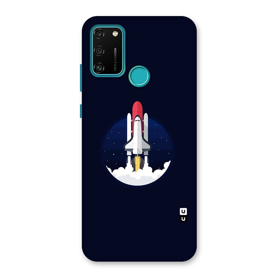 Space Rocket Minimal Back Case for Honor 9A