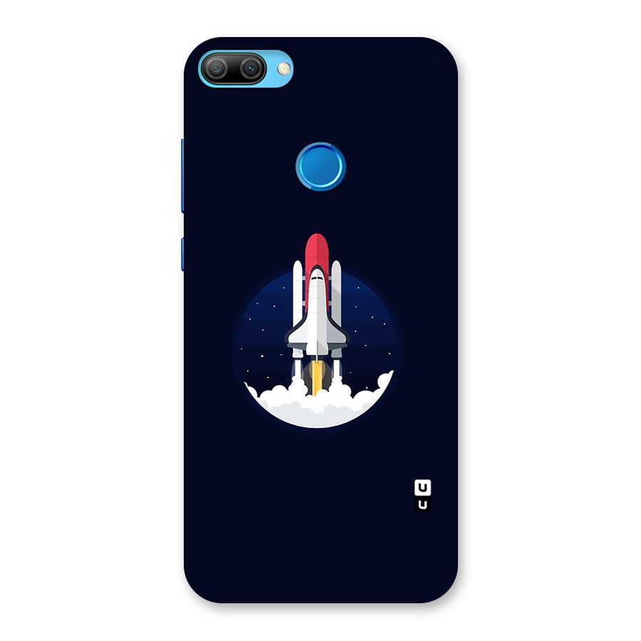 Space Rocket Minimal Back Case for Honor 9N