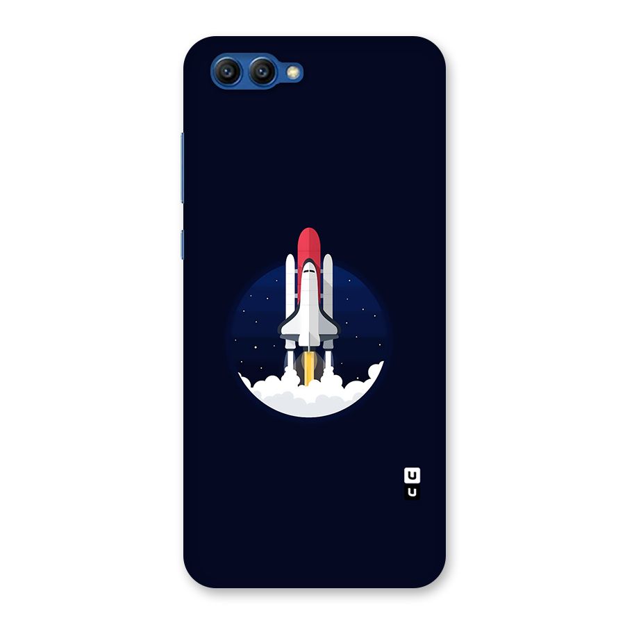 Space Rocket Minimal Back Case for Honor View 10