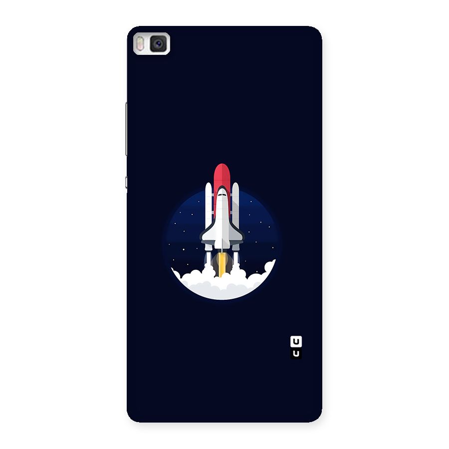 Space Rocket Minimal Back Case for Huawei P8