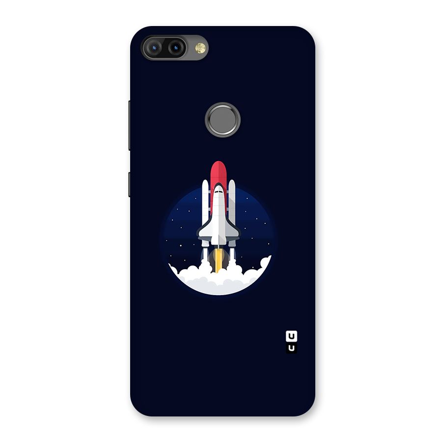 Space Rocket Minimal Back Case for Infinix Hot 6 Pro