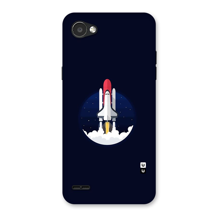 Space Rocket Minimal Back Case for LG Q6