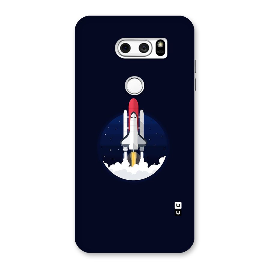 Space Rocket Minimal Back Case for LG V30