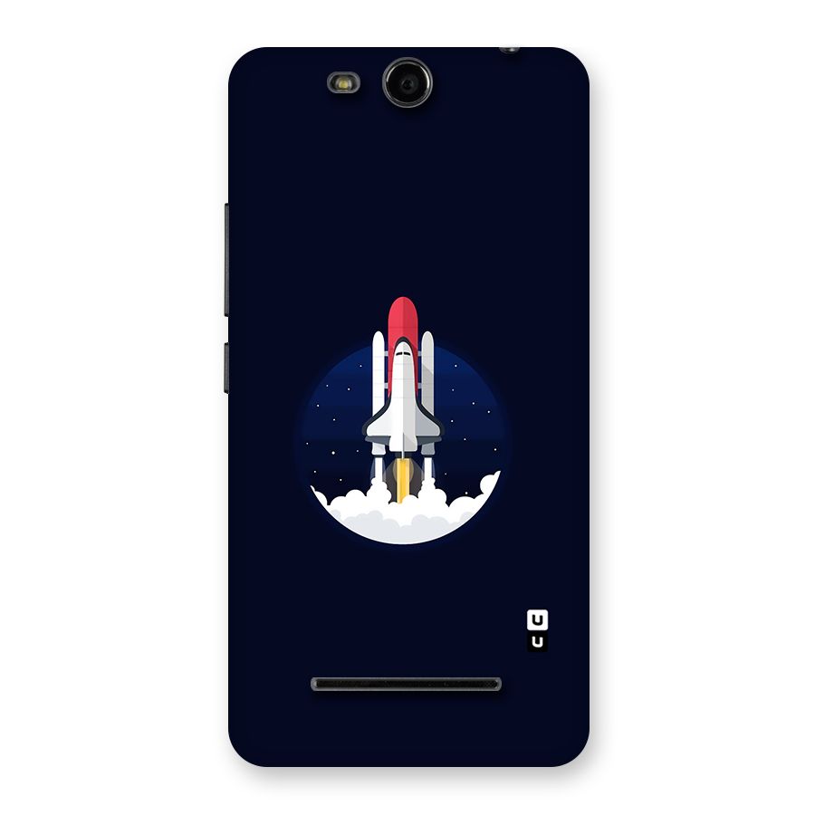 Space Rocket Minimal Back Case for Micromax Canvas Juice 3 Q392