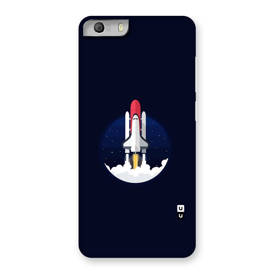 Space Rocket Minimal Back Case for Micromax Canvas Knight 2