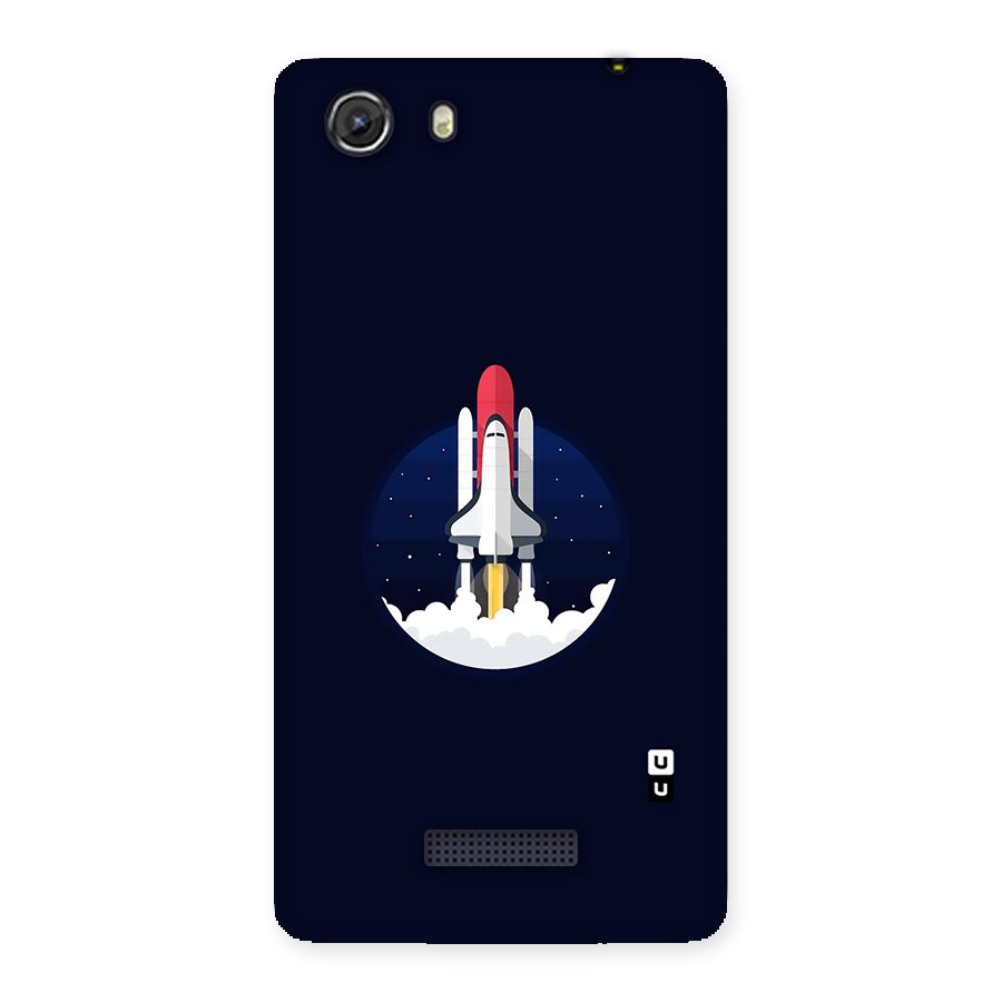 Space Rocket Minimal Back Case for Micromax Unite 3