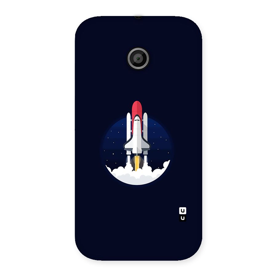 Space Rocket Minimal Back Case for Moto E