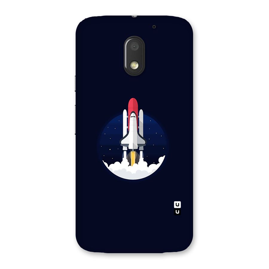 Space Rocket Minimal Back Case for Moto E3 Power