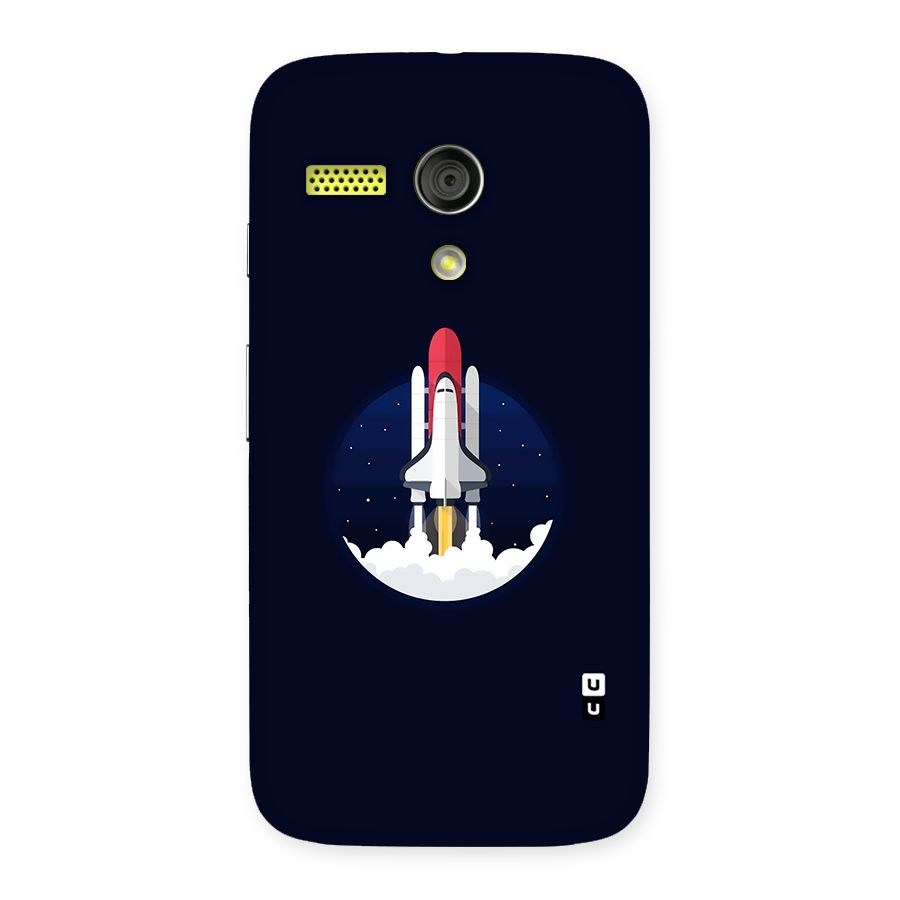Space Rocket Minimal Back Case for Moto G
