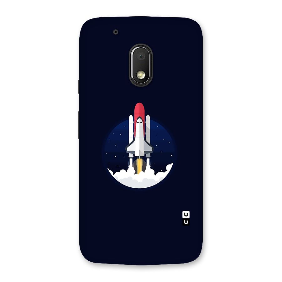 Space Rocket Minimal Back Case for Moto G4 Play