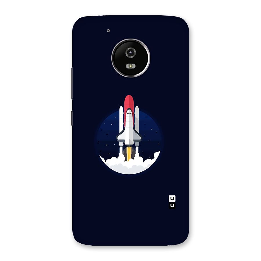 Space Rocket Minimal Back Case for Moto G5