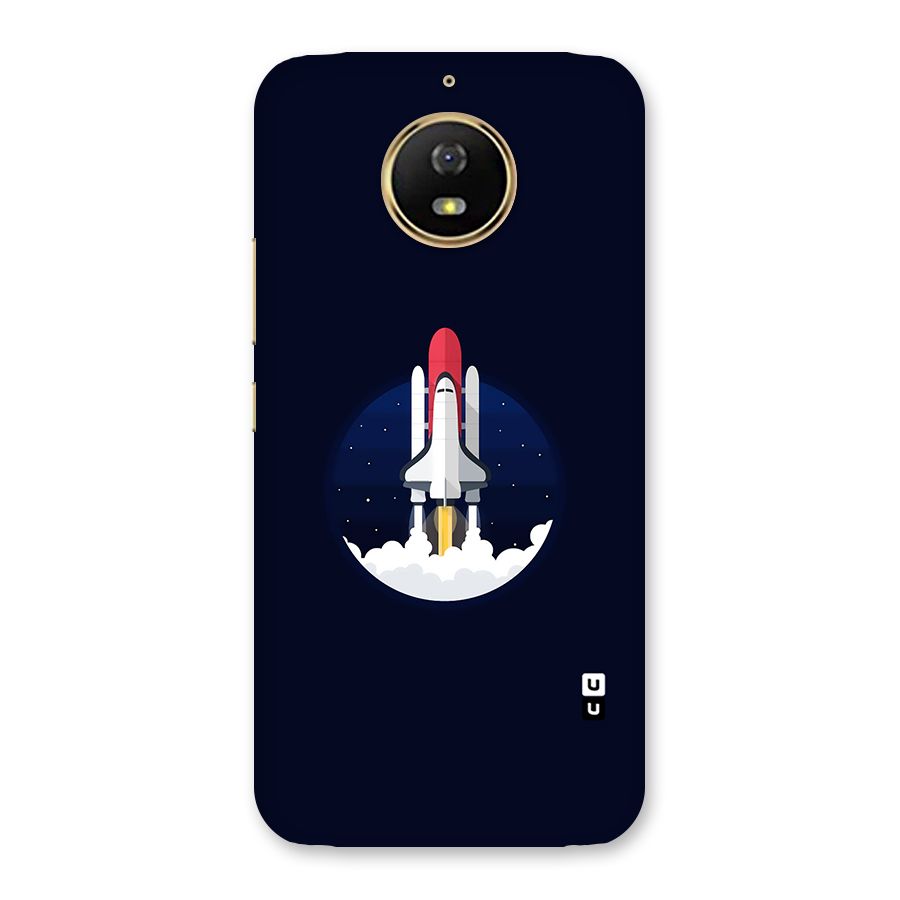 Space Rocket Minimal Back Case for Moto G5s