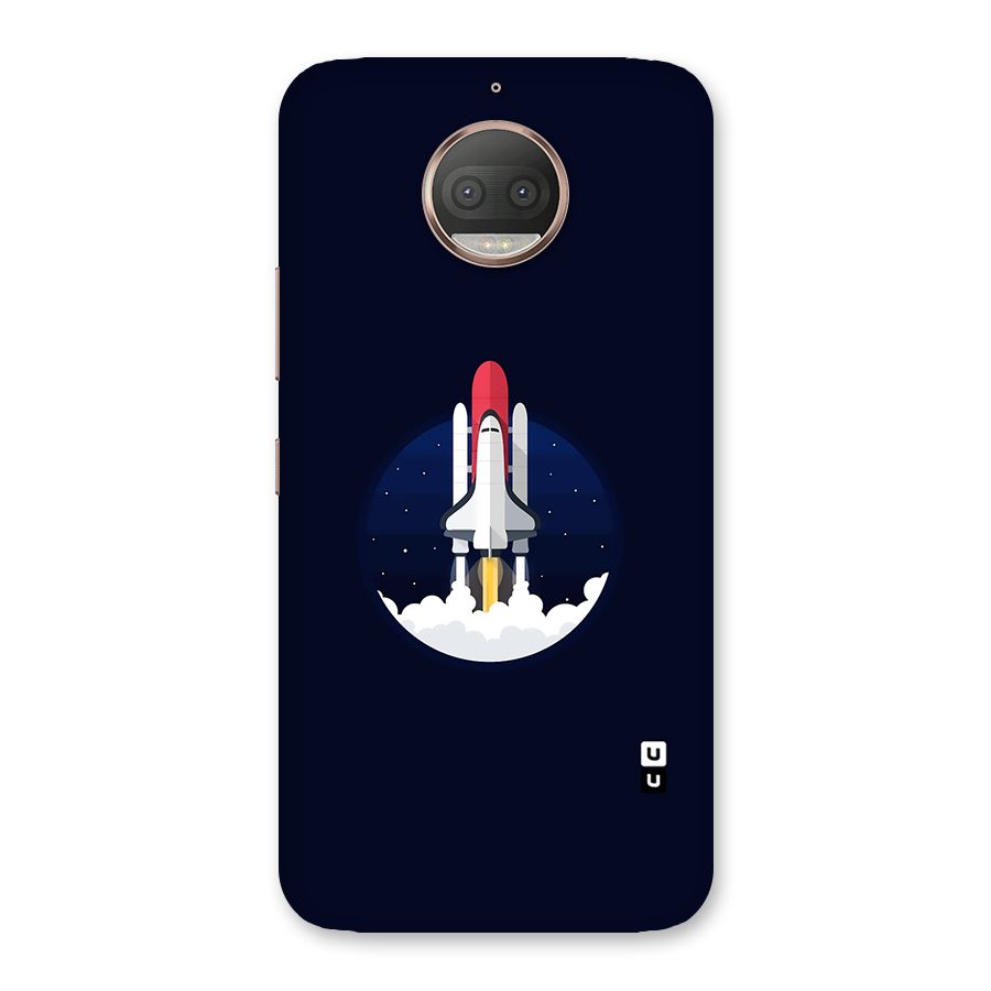 Space Rocket Minimal Back Case for Moto G5s Plus