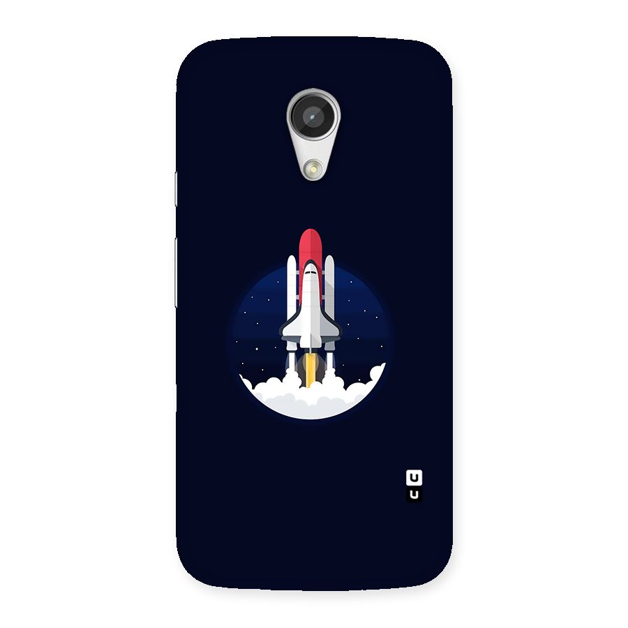 Space Rocket Minimal Back Case for Moto G 2nd Gen