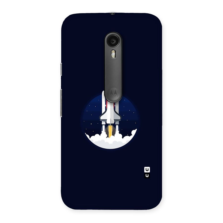 Space Rocket Minimal Back Case for Moto G Turbo
