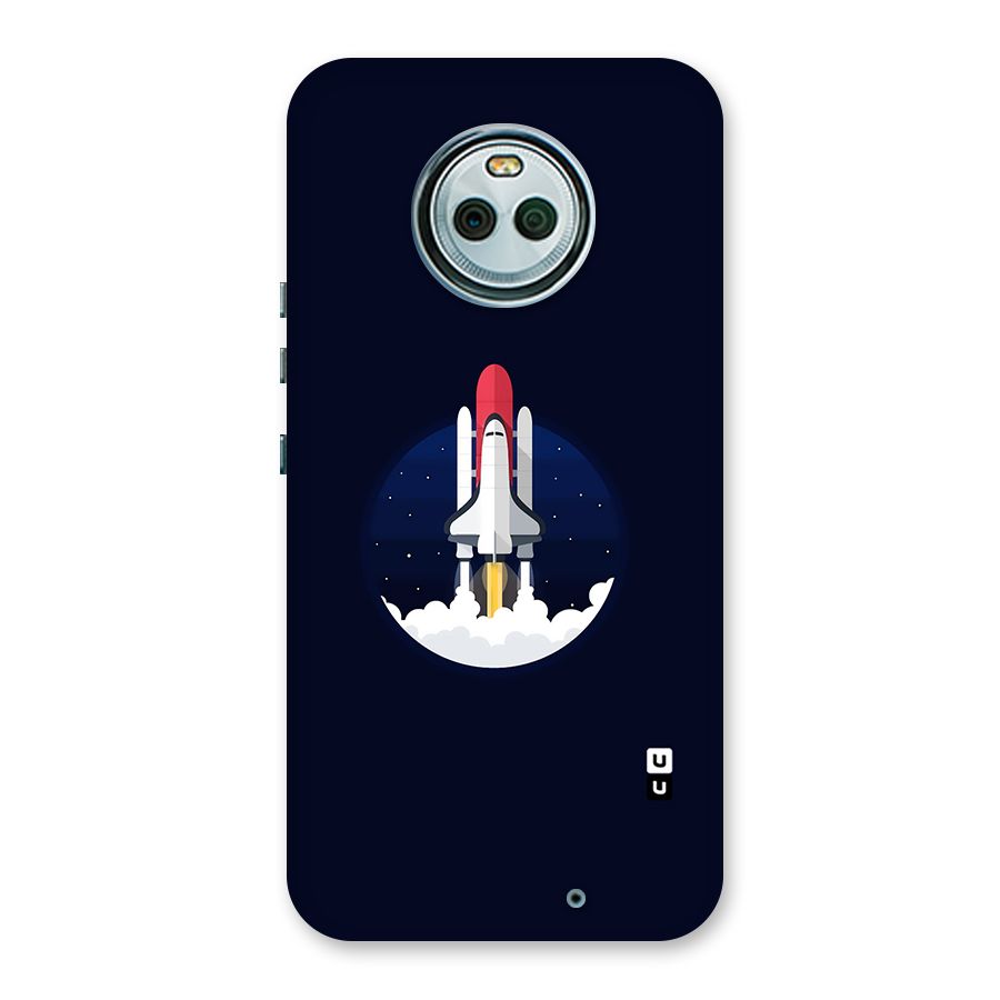 Space Rocket Minimal Back Case for Moto X4