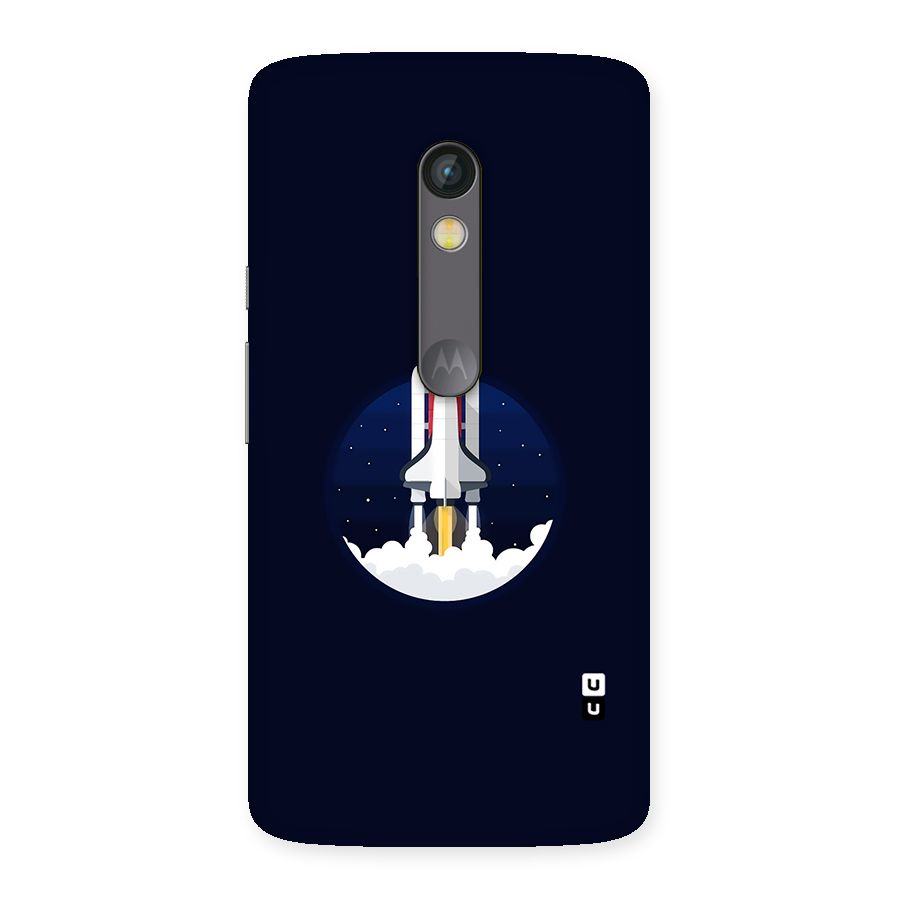 Space Rocket Minimal Back Case for Moto X Play