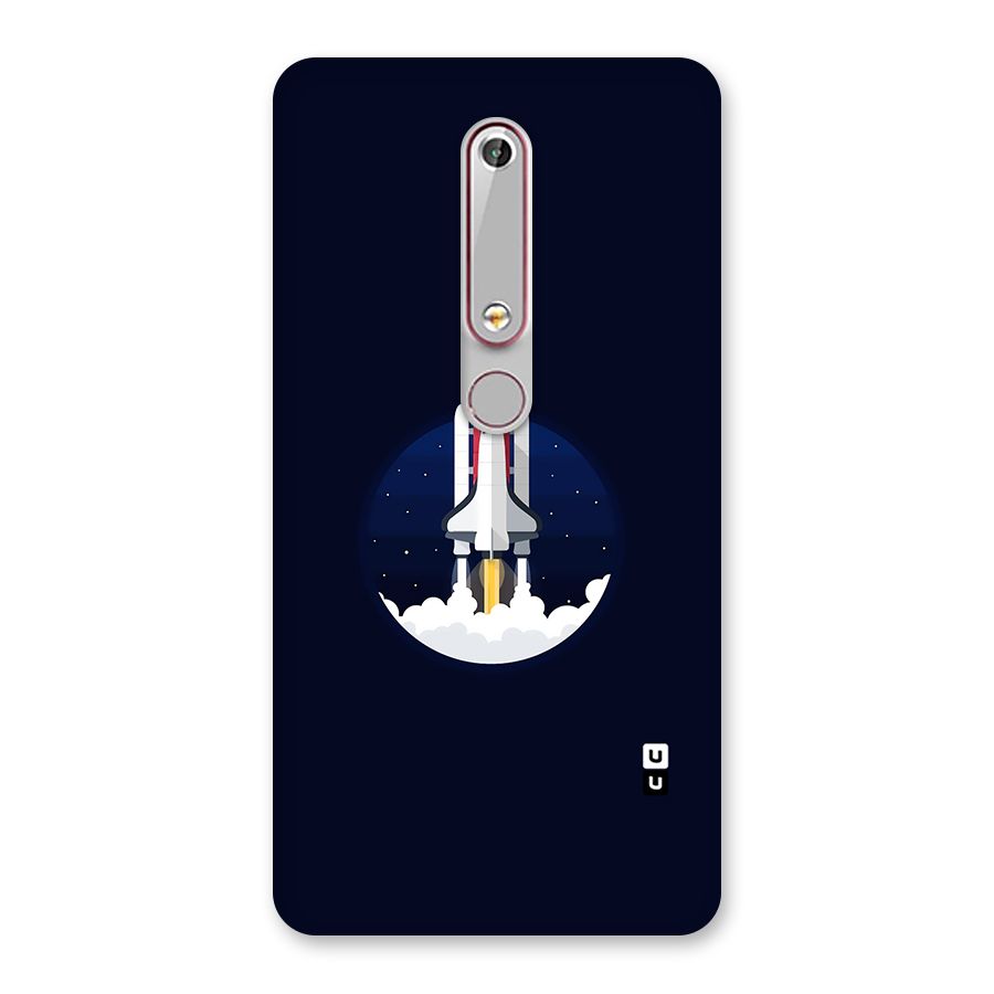 Space Rocket Minimal Back Case for Nokia 6.1
