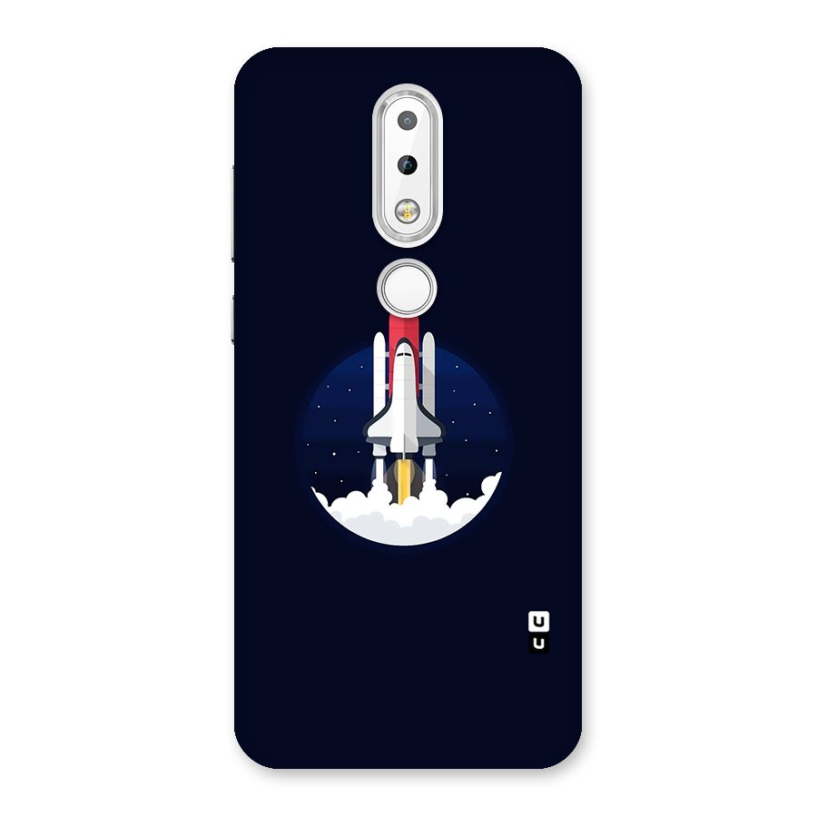 Space Rocket Minimal Back Case for Nokia 6.1 Plus