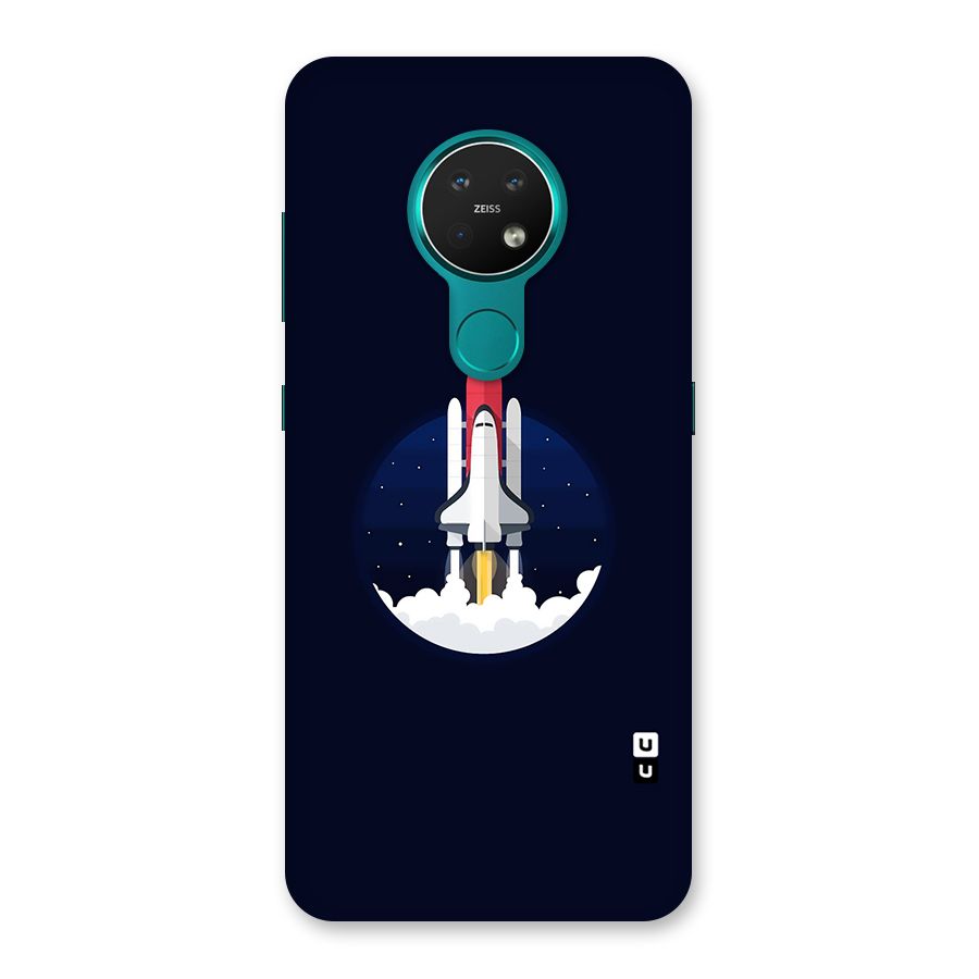 Space Rocket Minimal Back Case for Nokia 7.2