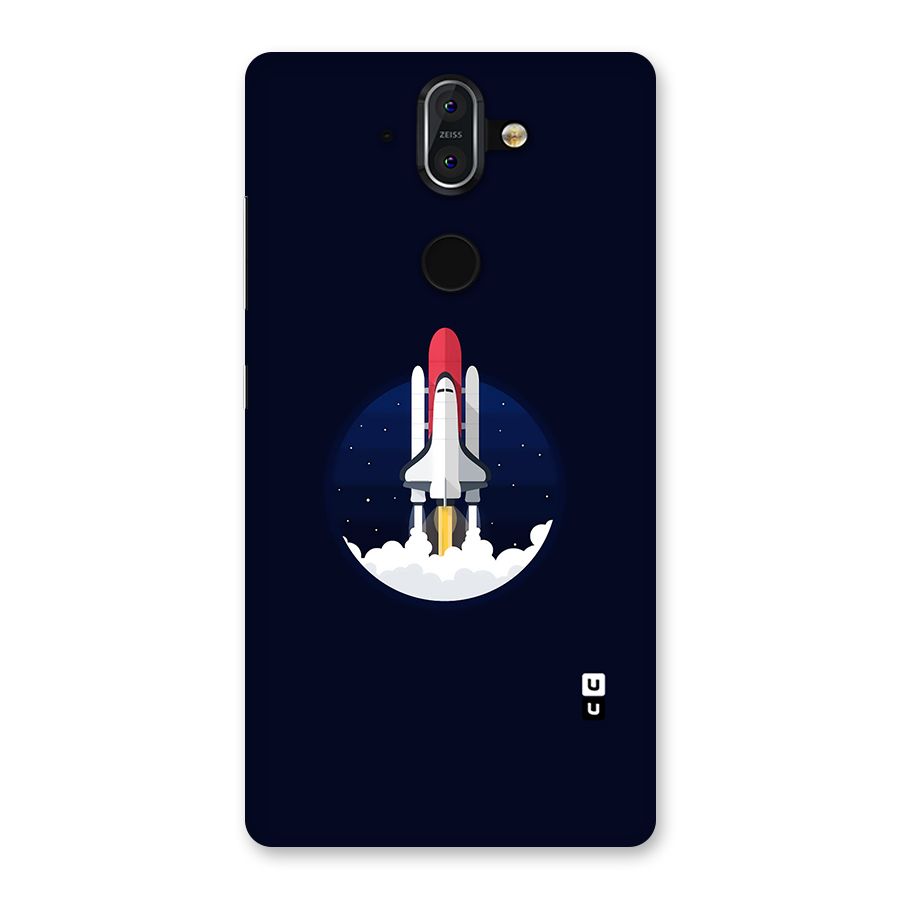Space Rocket Minimal Back Case for Nokia 8 Sirocco