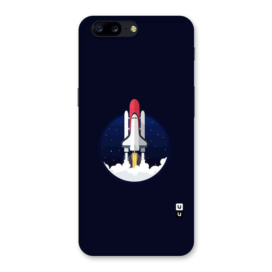 Space Rocket Minimal Back Case for OnePlus 5