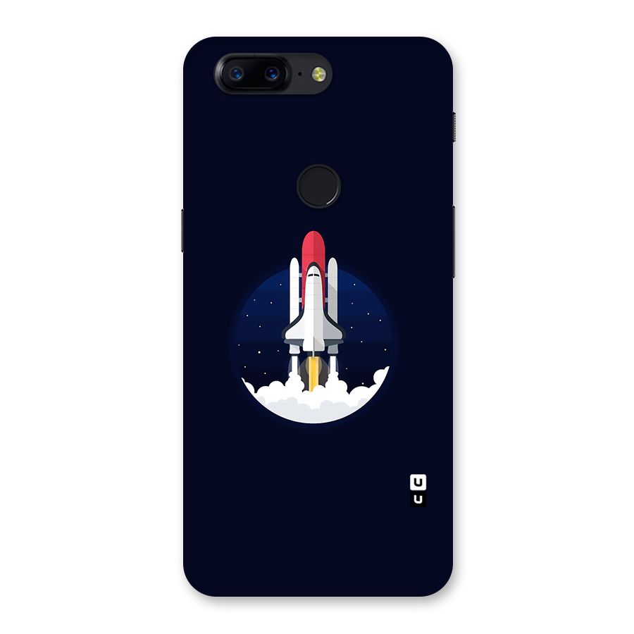 Space Rocket Minimal Back Case for OnePlus 5T