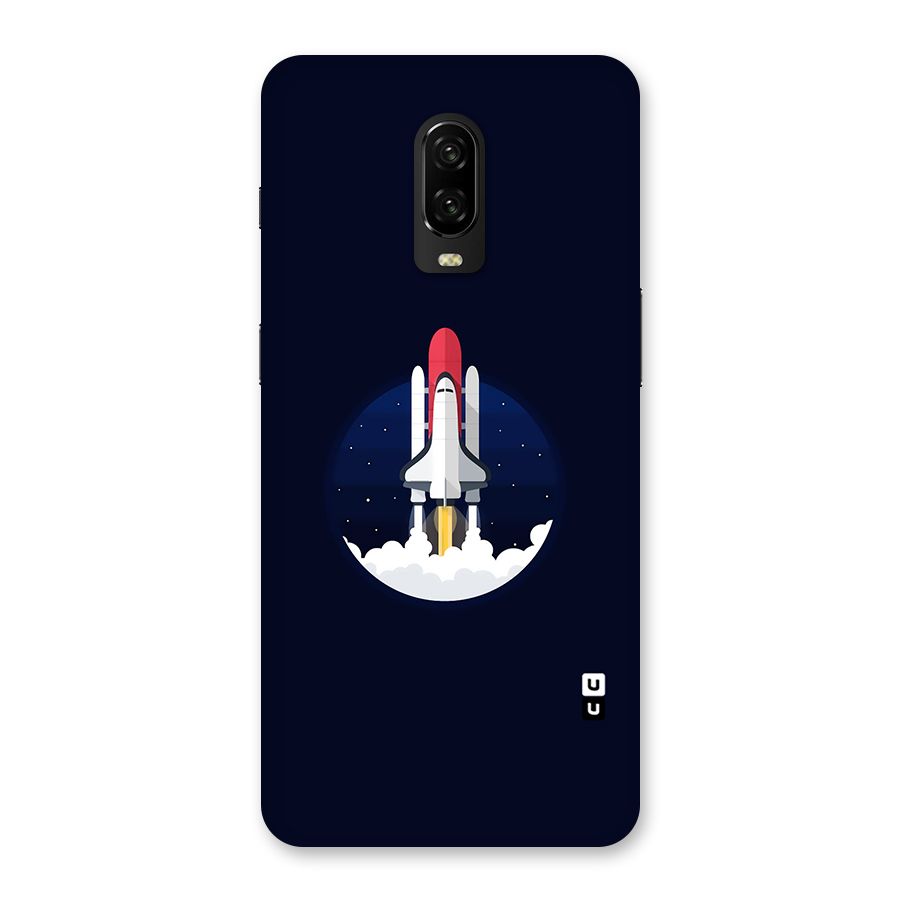 Space Rocket Minimal Back Case for OnePlus 6T