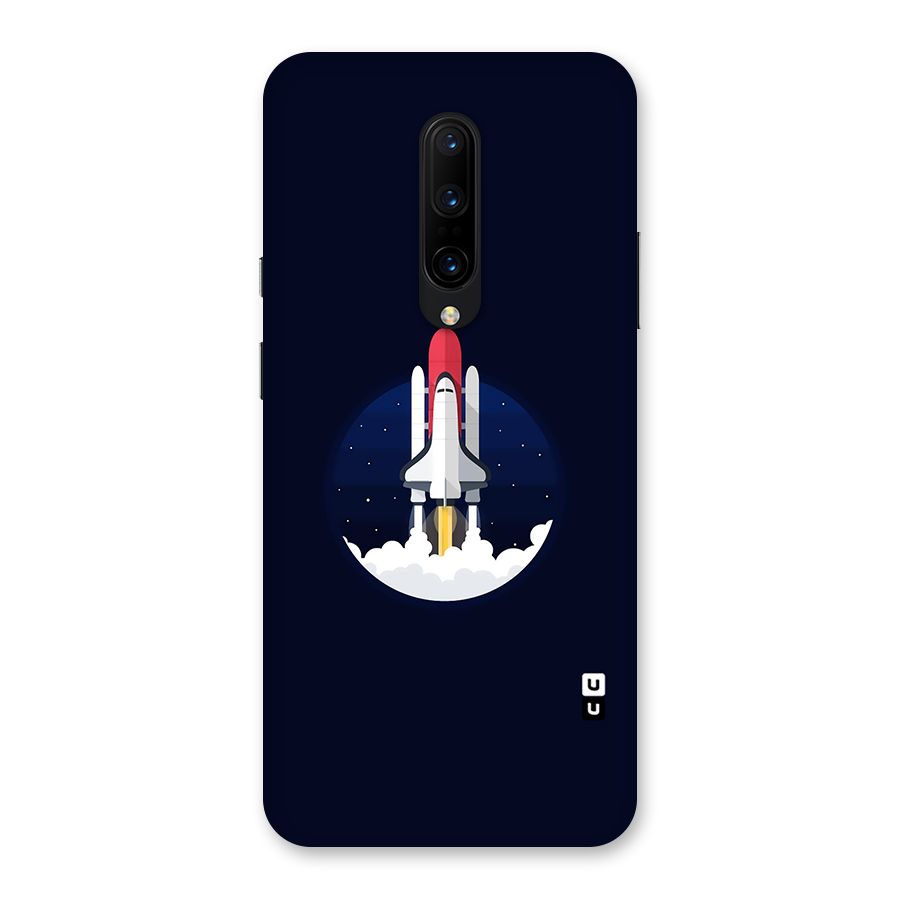 Space Rocket Minimal Back Case for OnePlus 7 Pro